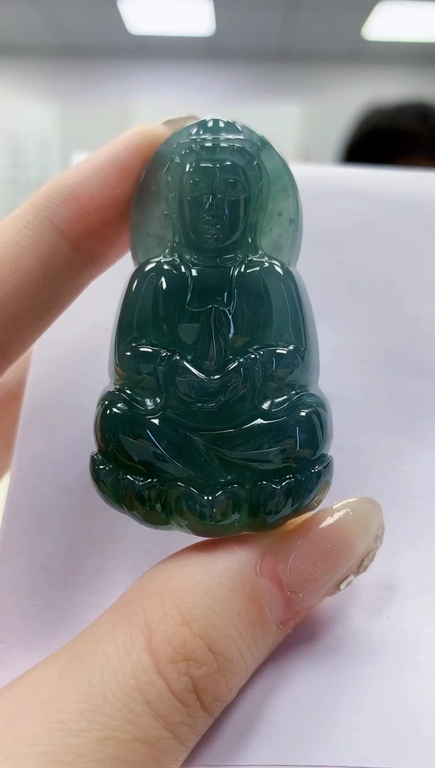 未镶嵌定制翡翠4917jw-毛货挂件46