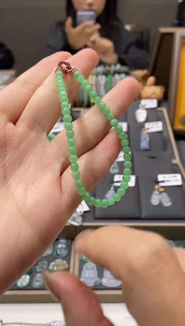 未镶嵌手链翡翠手串