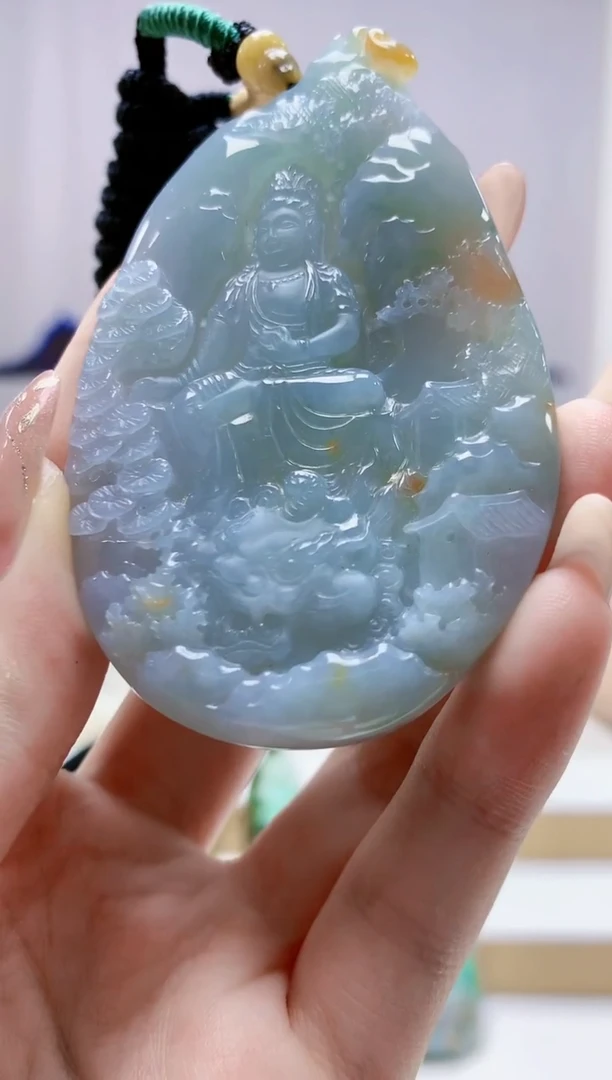 未镶嵌定制翡翠4917jw-毛货挂件275