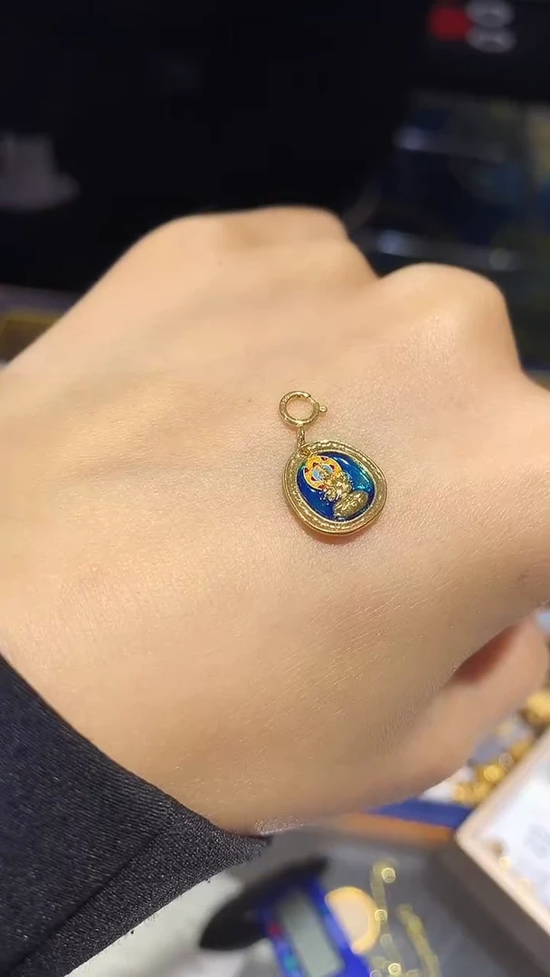 【闪购商品】18K金吊坠(不含链)大势至