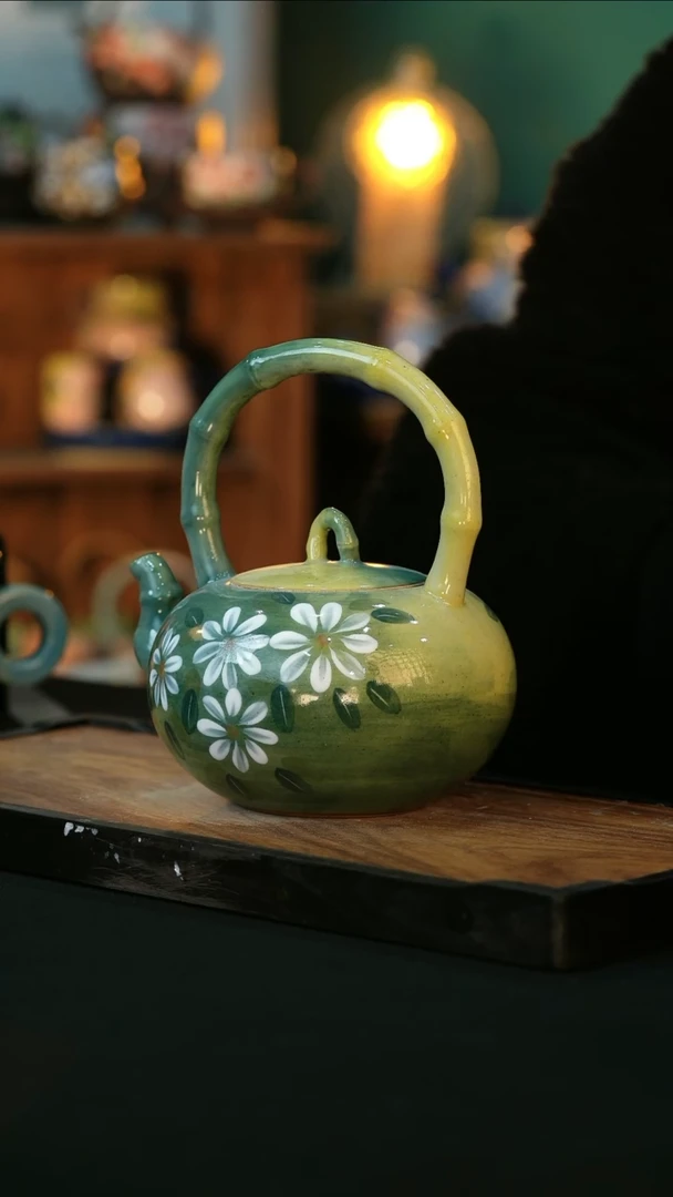 【闪购商品】杯手绘心瓷陶瓷浮力