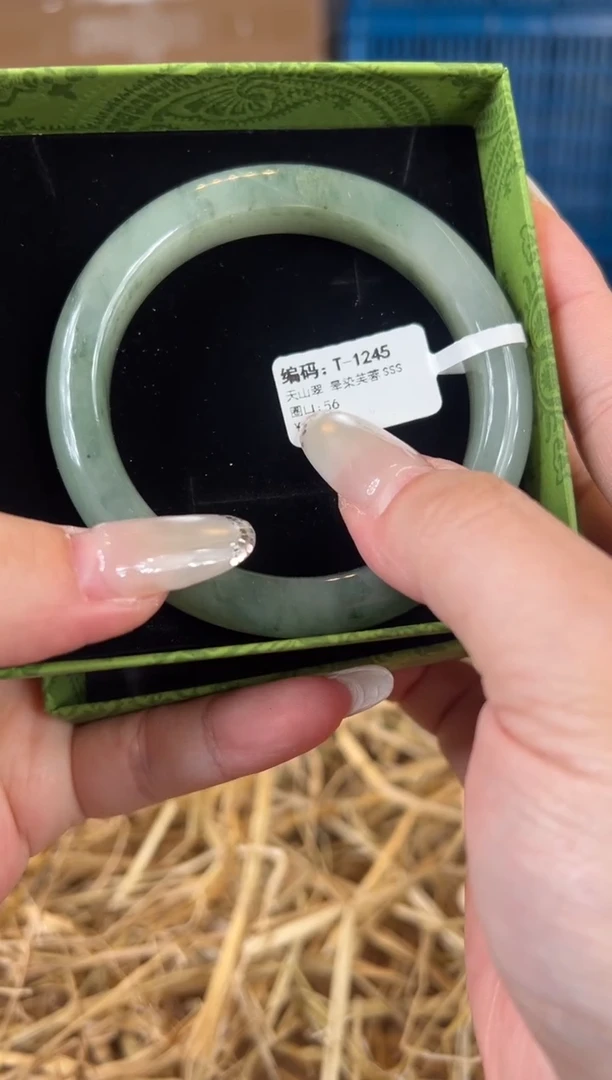 未镶嵌手镯石英质玉T1245