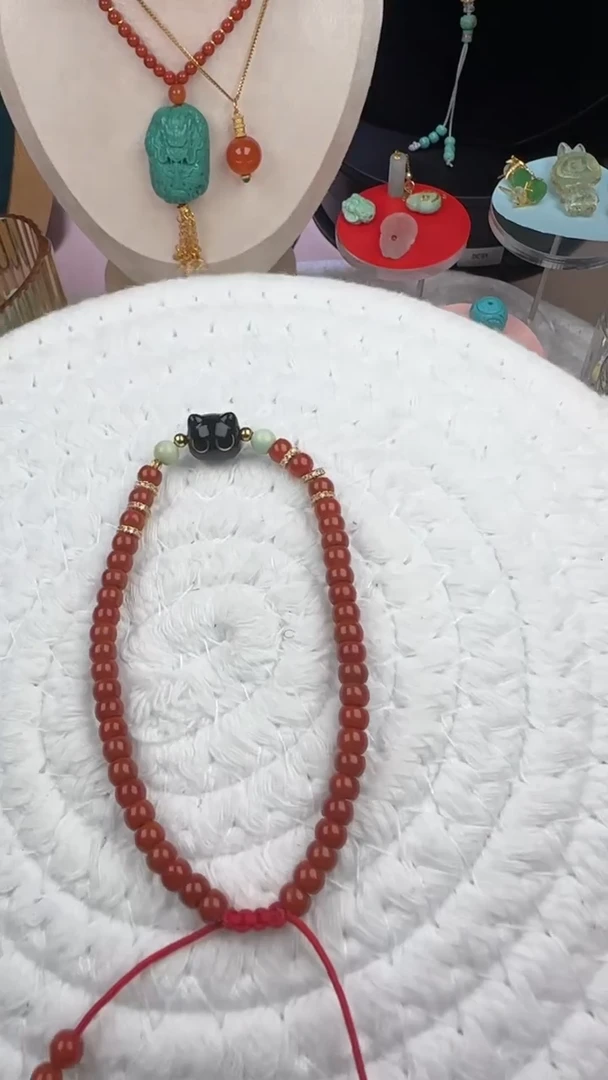 未镶嵌手链南红玛瑙20号