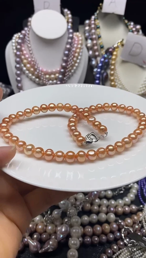 淡水珍珠未镶嵌颈饰多人