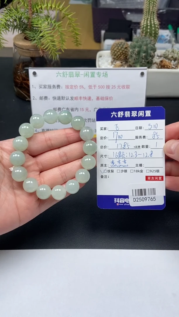 未镶嵌手串翡翠D2509765