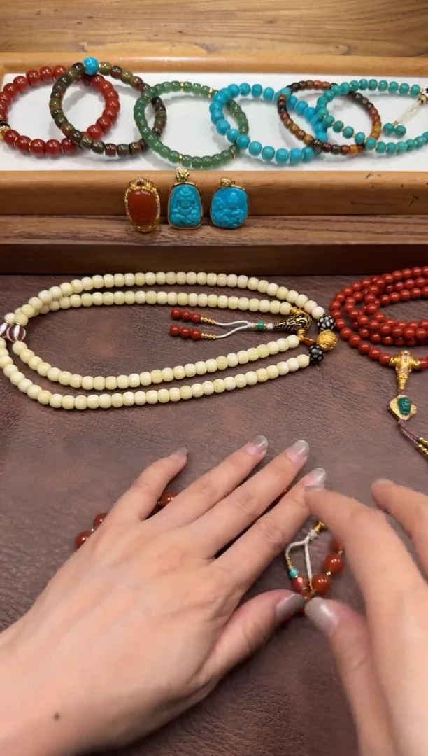 未镶嵌绿松石手串手串犯*～手串手串