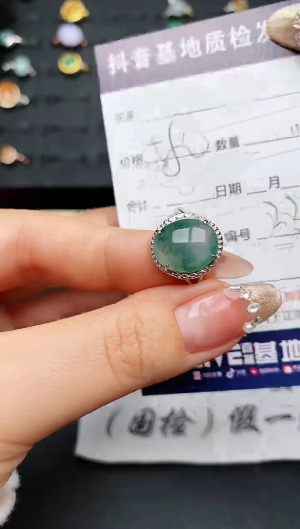 【闪购商品】翡翠戒指银S925镶嵌...........