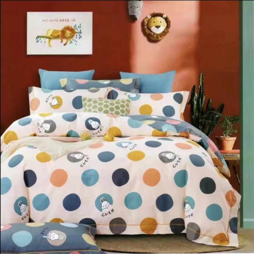 新款纯棉斜纹被罩--乖乖兔米色