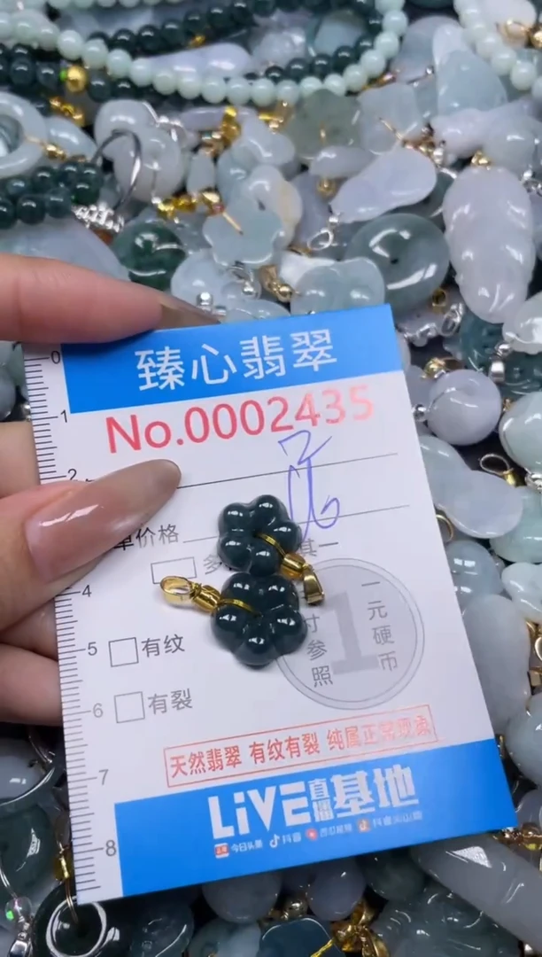 颈饰未镶嵌翡翠2435