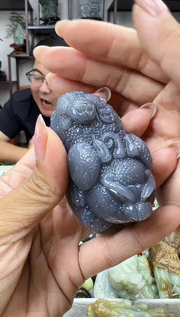 和田玉未镶嵌把件1