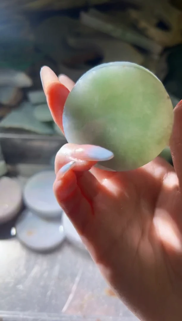翡翠未镶嵌颈饰翡翠A货小蒋54