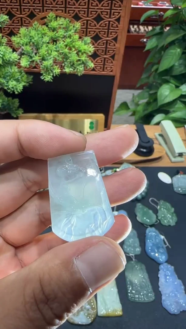 未镶嵌把件翡翠A货翡翠多样性孤品