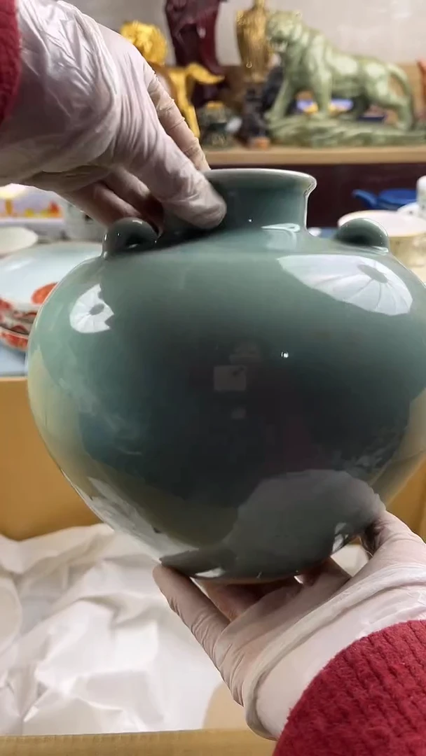 瓷片英歌瓷器满28包邮