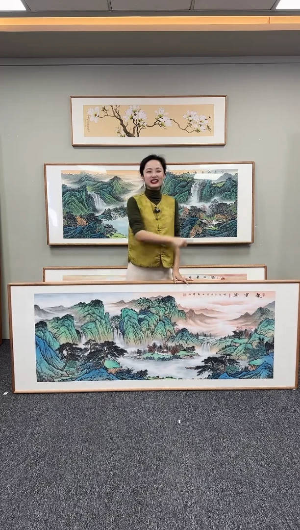 国画聚宝盆210*80