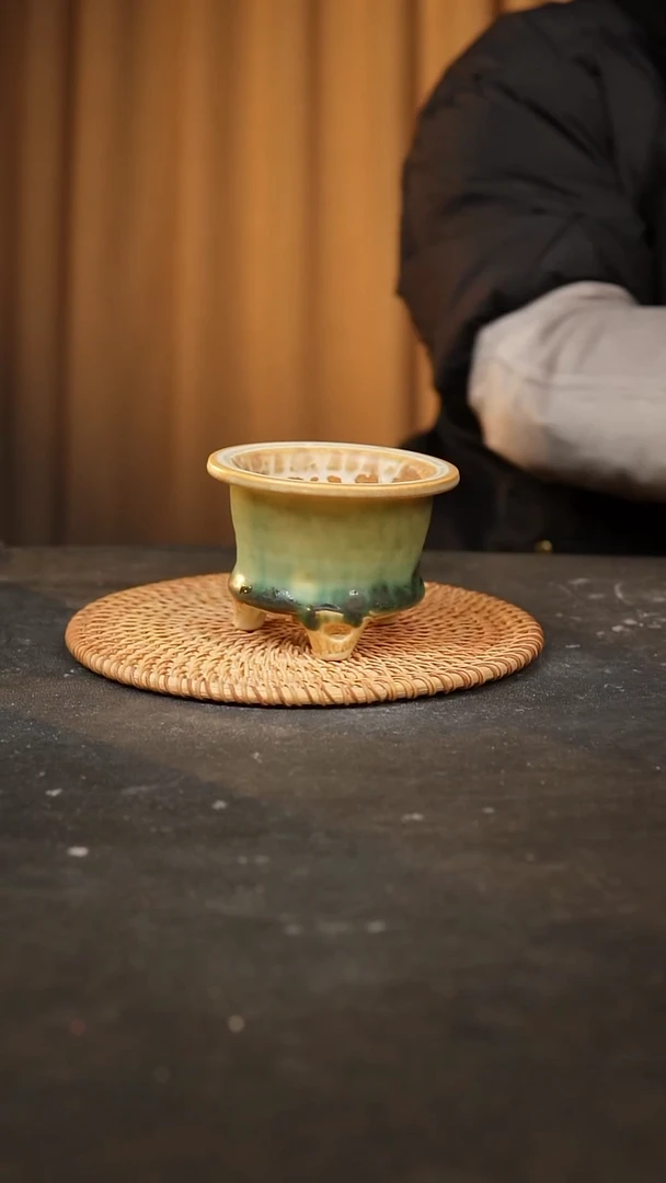【闪购商品】瓷片171景德镇陶瓷花盆