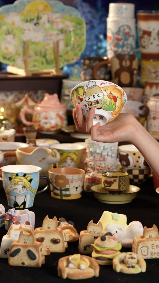 其他陶景德镇釉下彩手绘设计师款陶瓷