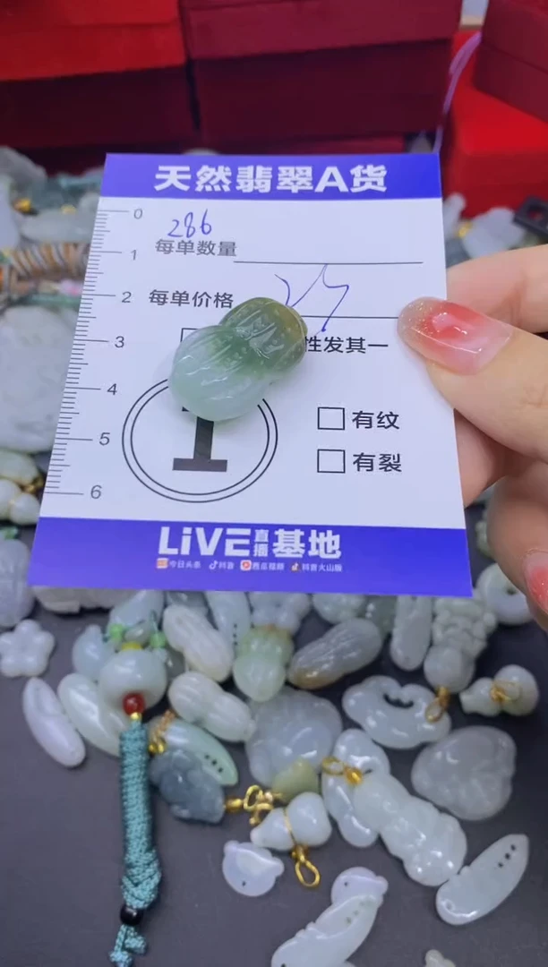 颈饰未镶嵌翡翠天然翡翠A货批量多样性发一件