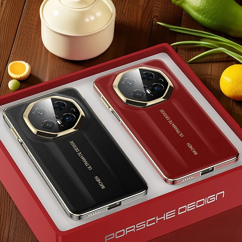 华为mate70rs非凡手机壳新款高级感真皮全包适用mate70pro+保护套