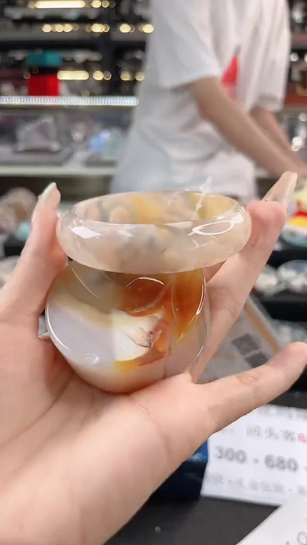 未镶嵌手镯石英质玉58圈口（赠品镯心）1009004