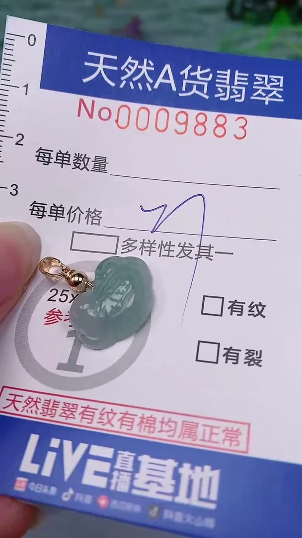 【闪购商品】翡翠颈饰未镶嵌00009883