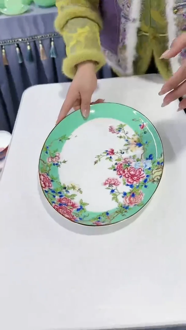 【闪购商品】瓷片12英寸鱼盘1个景德镇陶瓷