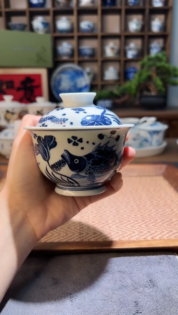 鱼藻盖碗