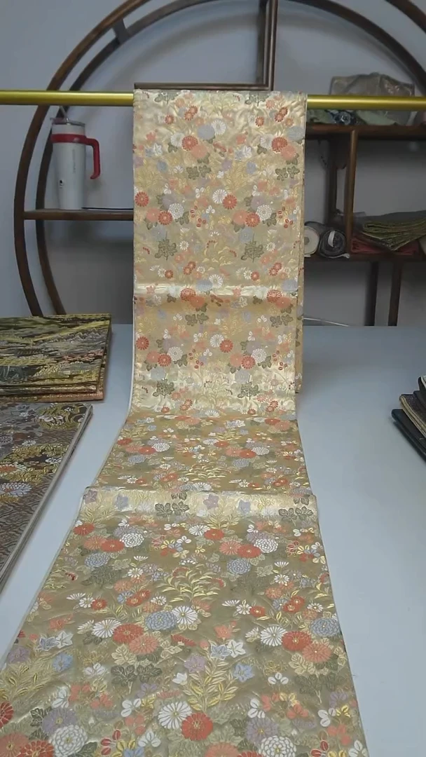 织绣18西阵织六通花卉