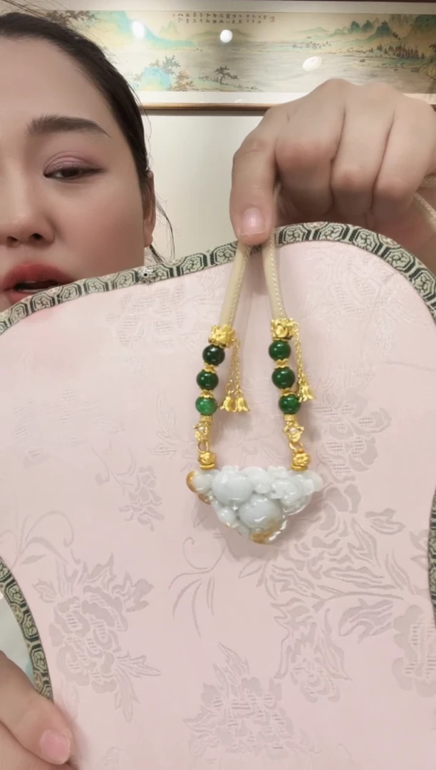 吊坠(赠链)合金翡翠国风