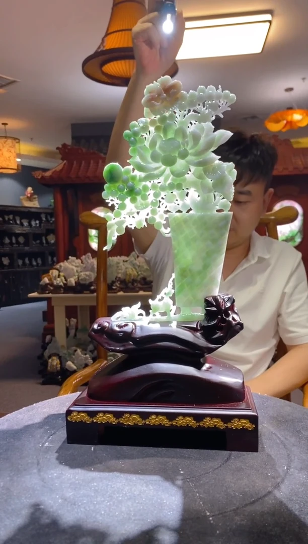 定制翡翠未镶嵌XM毛货LY-60