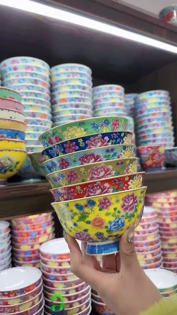 【闪购商品】瓷片5英寸饭碗6个景德镇陶瓷