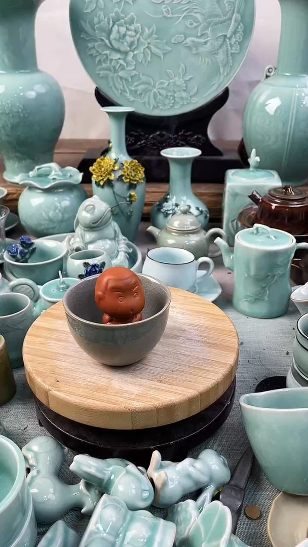 【闪购商品】1茶宠1杯 特价福利 微瑕 慧仙青瓷