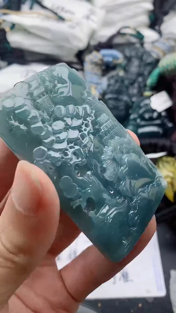 翡翠未镶嵌颈饰888