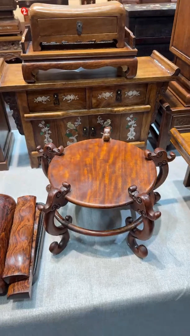 木花梨 五龙底座