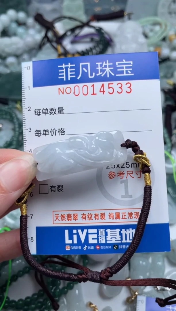 颈饰未镶嵌翡翠14533