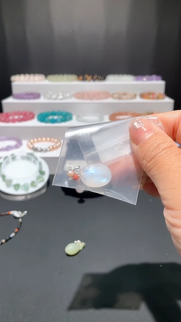 烟晶手链银S925镶嵌章鱼有八条腿