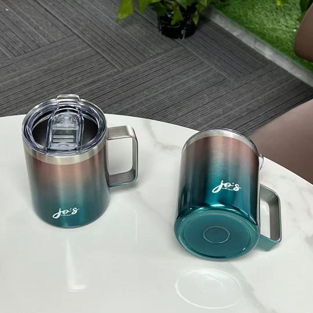 A106外贸单时尚渐变色304不锈钢马克杯-4271