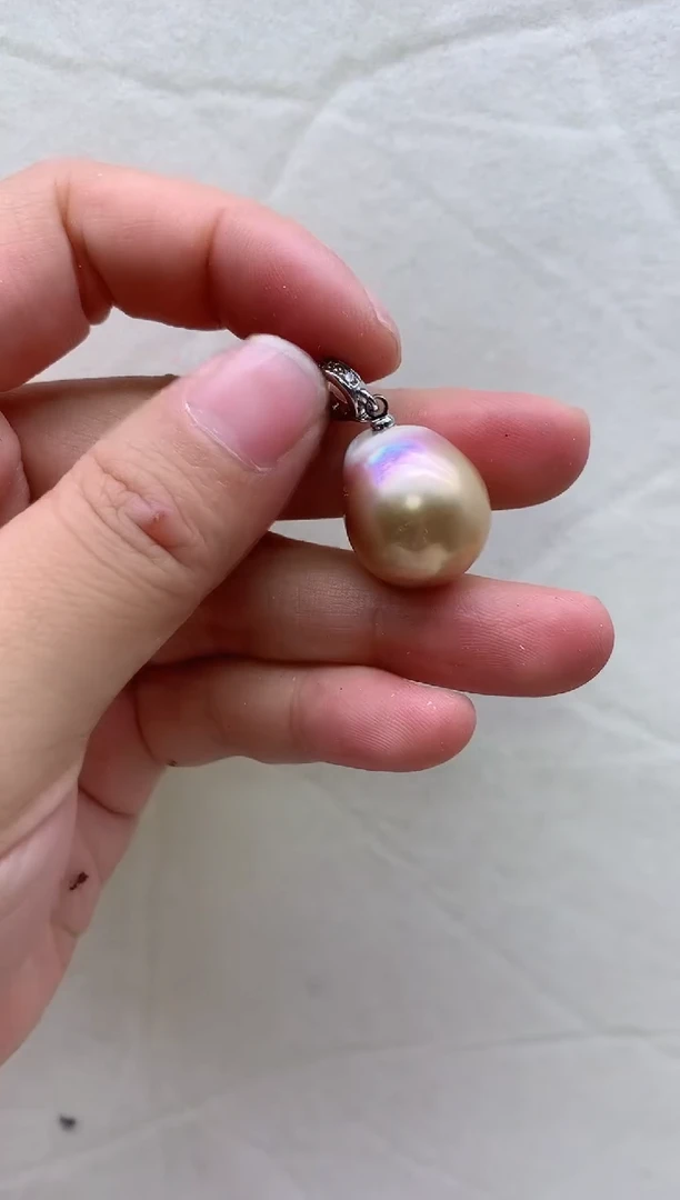 【闪购商品】淡水珍珠吊坠(不含链)合金淡水珍珠吊坠