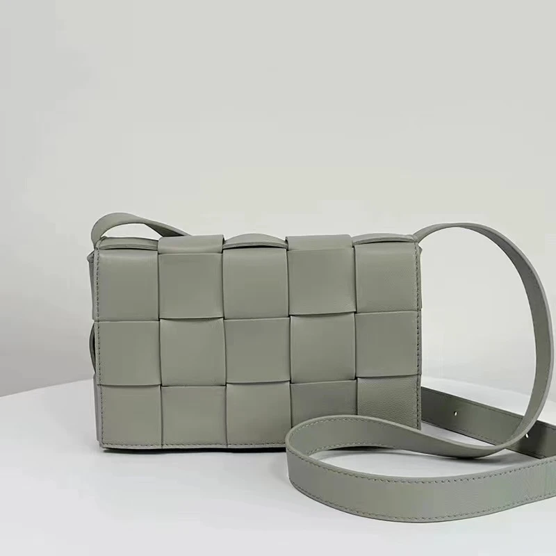 【Rain.Cun】手工编织头层牛皮包XKY-6603玛瑙灰