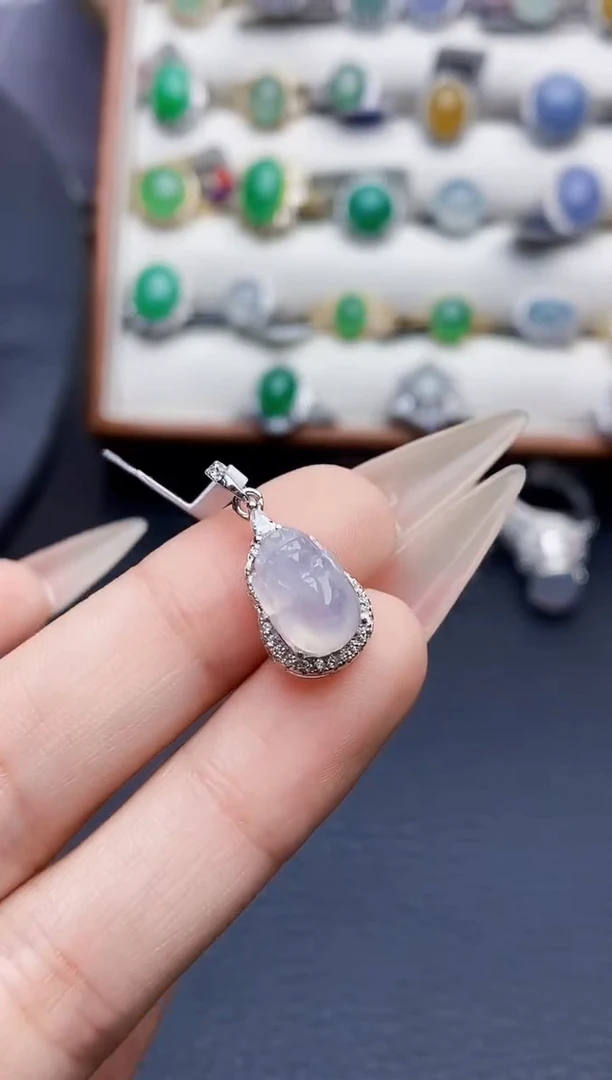 银S925镶嵌戒指翡翠2475