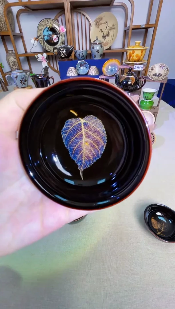 【桑叶普洱杯】非遗大师手工高温瓷特价款