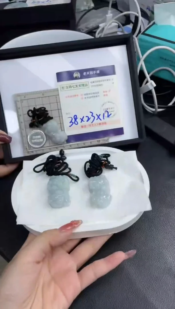 【闪购商品】翡翠挂件未镶嵌貔貅FL8配绳/多样性发其一CP