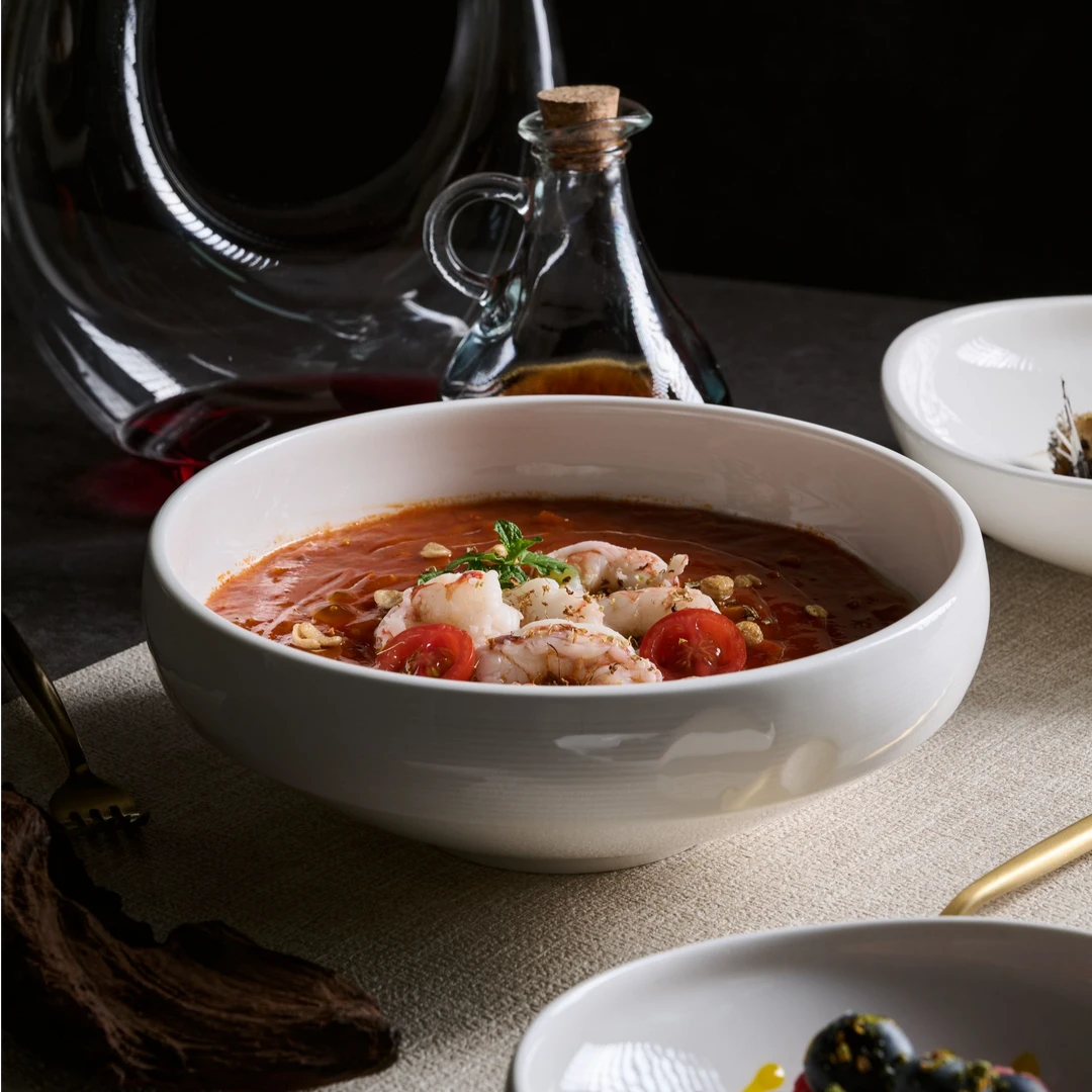 双11福利云山景墨陶瓷（星辰系列）8英寸星辰汤碗乔迁礼物