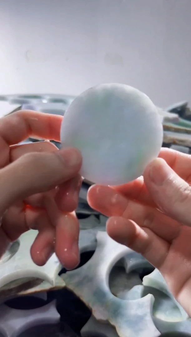 裸石翡翠缅甸翡翠A货文696