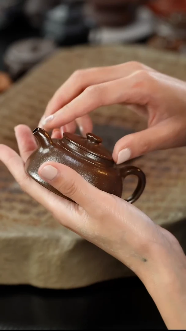 茶壶紫砂3号底槽清柴烧鱼罩120cc