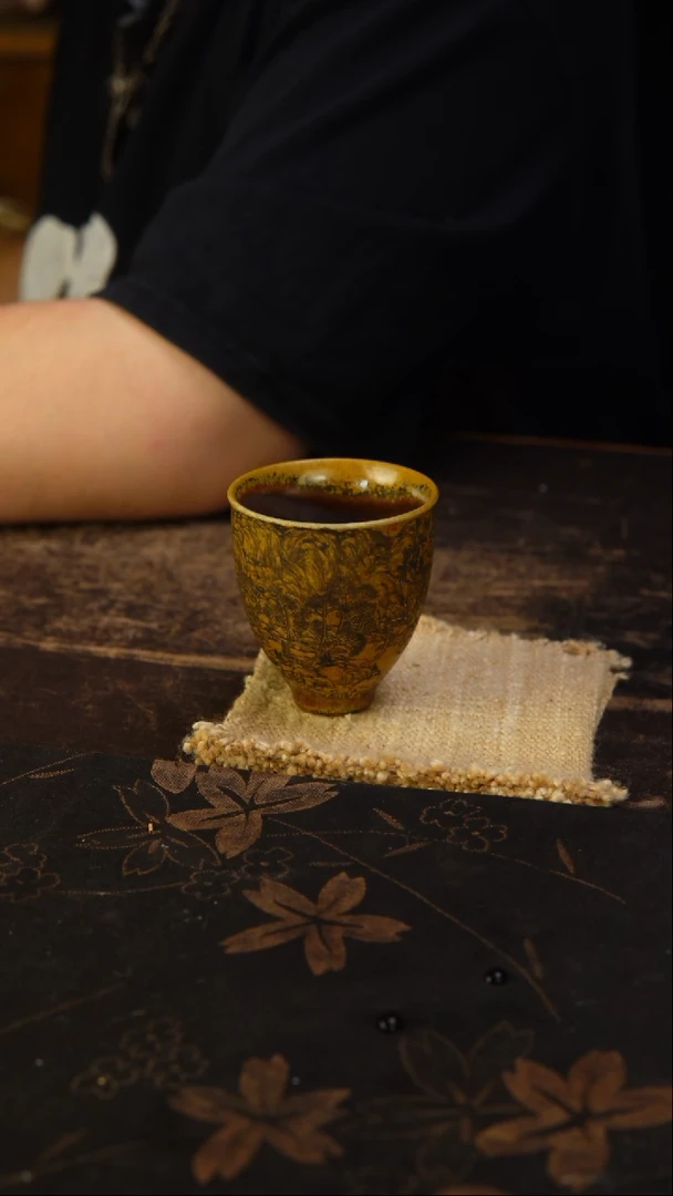 大翙  歌词大展宏图书法高硼硅手握杯270ml