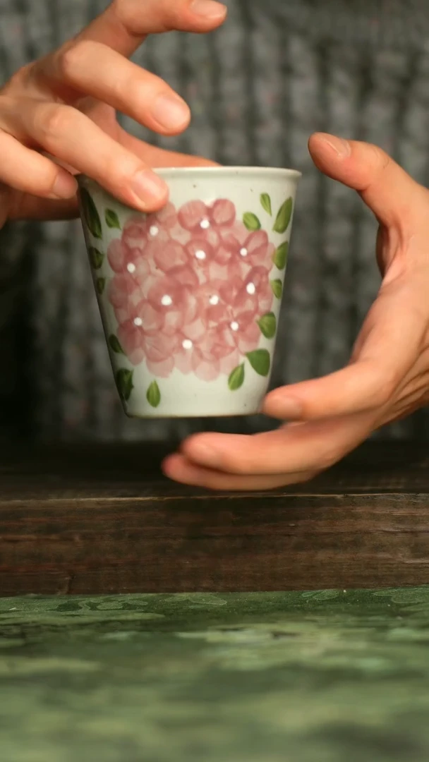 陶瓷青诗集手工手绘瓷器