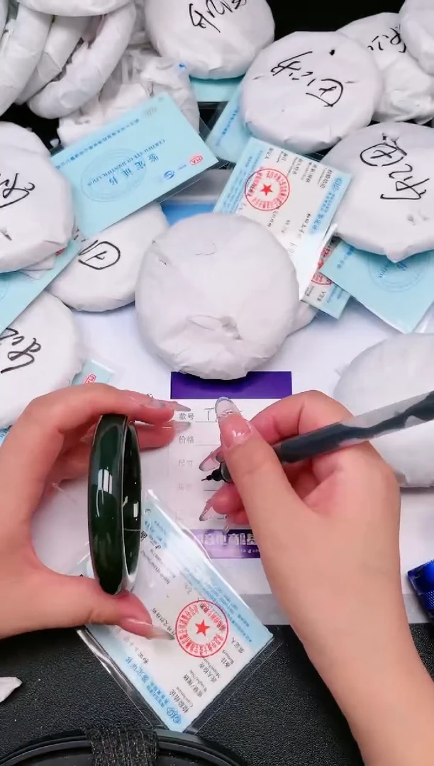 和田玉手镯未镶嵌11T165-57