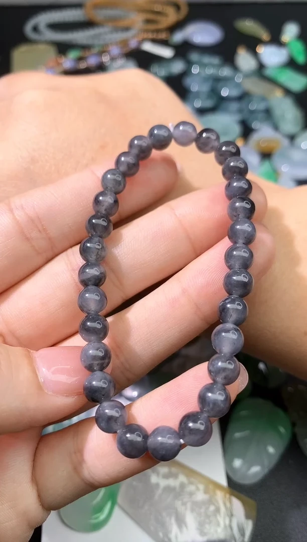 未镶嵌手链翡翠手串