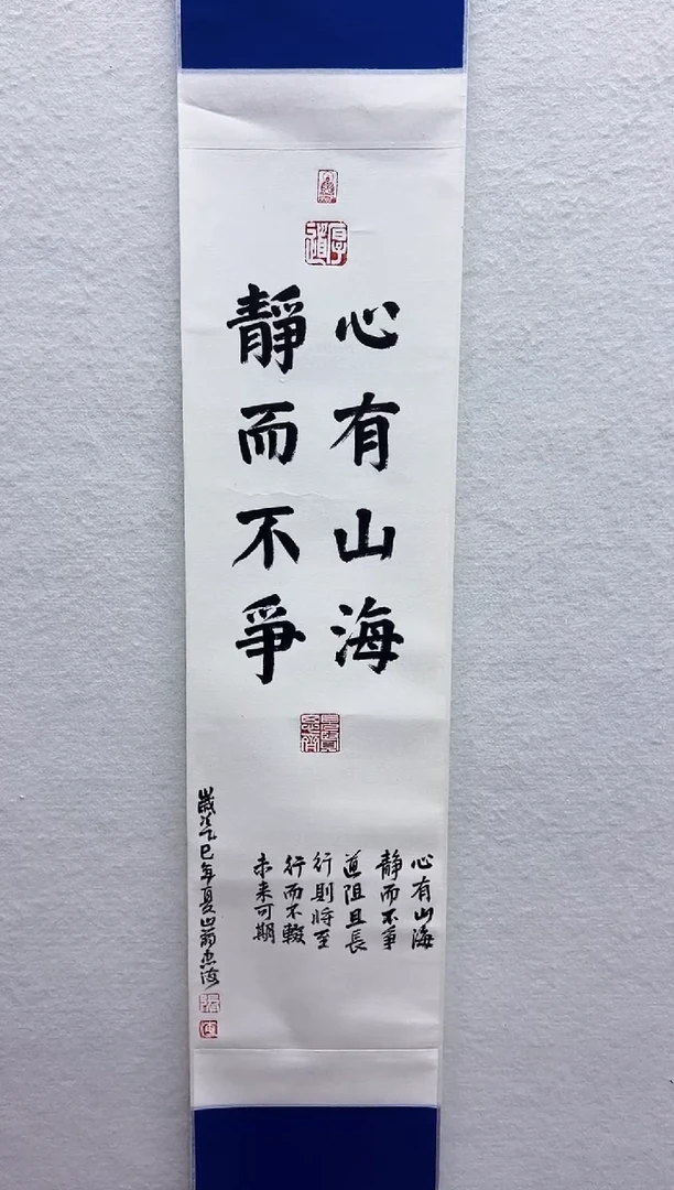 绘画20*155  心有山海  张健良