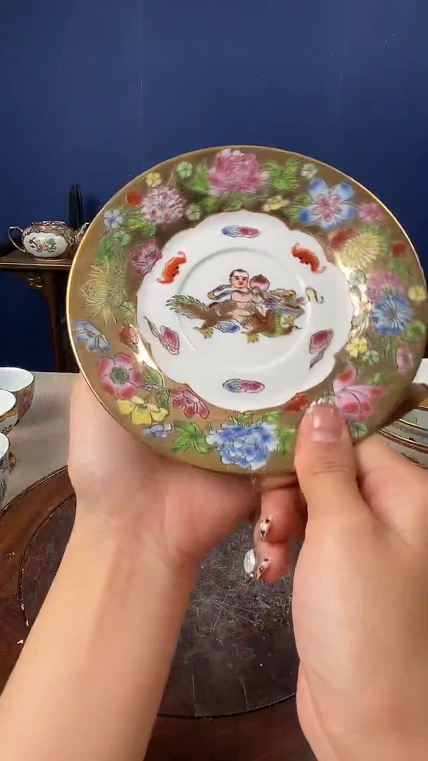 瓷片微瑕景德镇窑厂瓷摆件单件